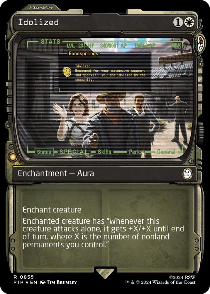 Idolized Showcase Surge Foil 855 (Universes Beyond: Fallout)  - Foil | Good Games Adelaide SA