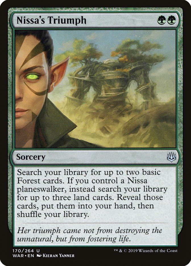 Nissa's Triumph [War of the Spark] | Good Games Adelaide SA