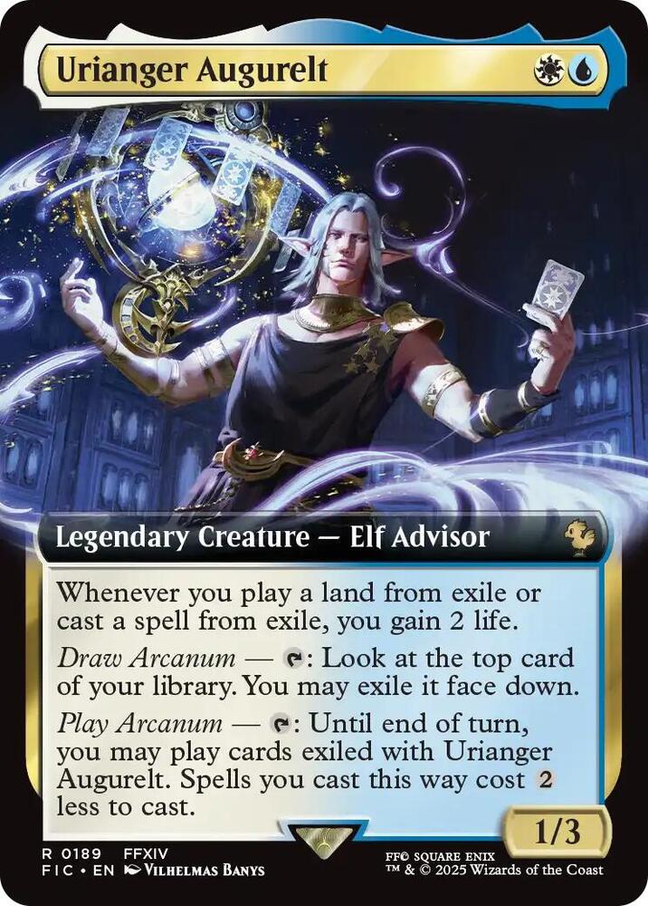 Urianger Augurelt 189 (Commander: FINAL FANTASY)  - Extended Art Foil | Good Games Adelaide SA
