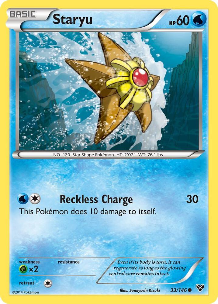 Staryu 33/146 (XY Base Set)  | Good Games Adelaide SA