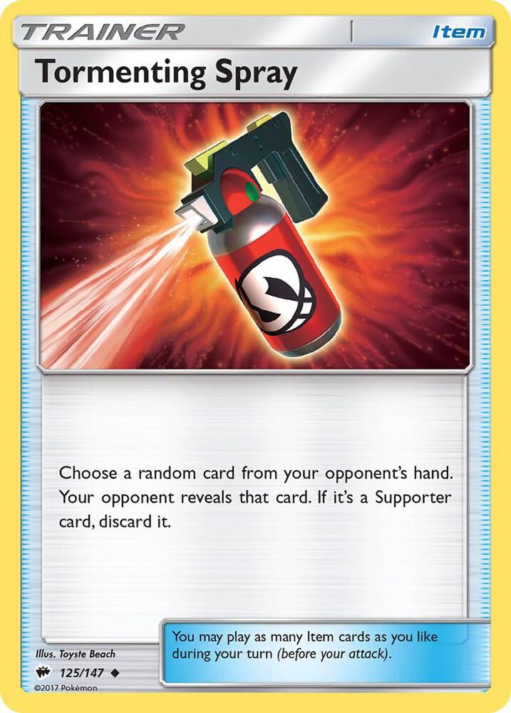 Tormenting Spray 125/147 (SM - Burning Shadows)  | Good Games Adelaide SA