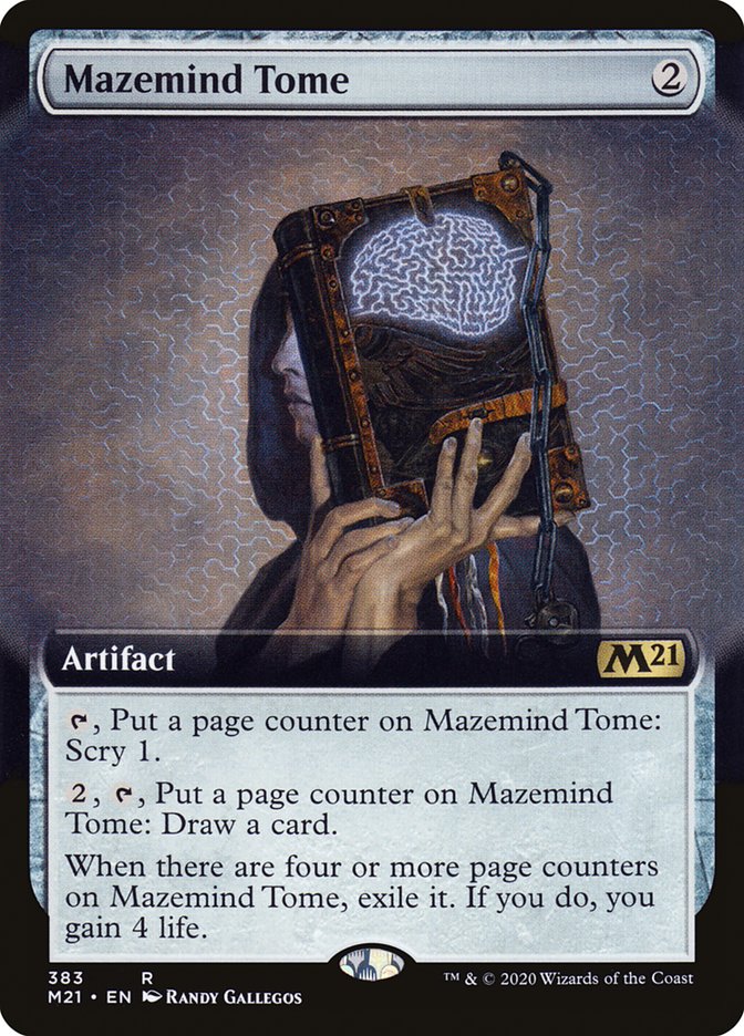 Mazemind Tome (Extended Art) [Core Set 2021] | Good Games Adelaide SA