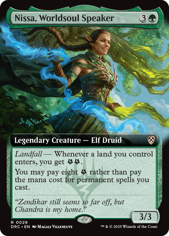 Nissa, Worldsoul Speaker 29 (Commander: Aetherdrift)  | Good Games Adelaide SA