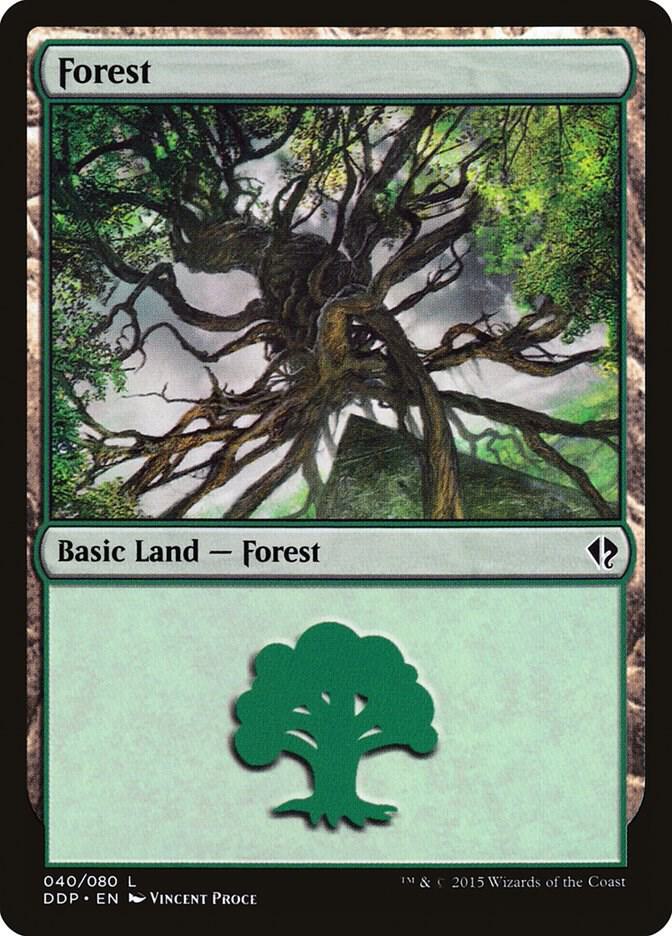 Forest 040 40 (Duel Decks: Zendikar vs. Eldrazi)  | Good Games Adelaide SA