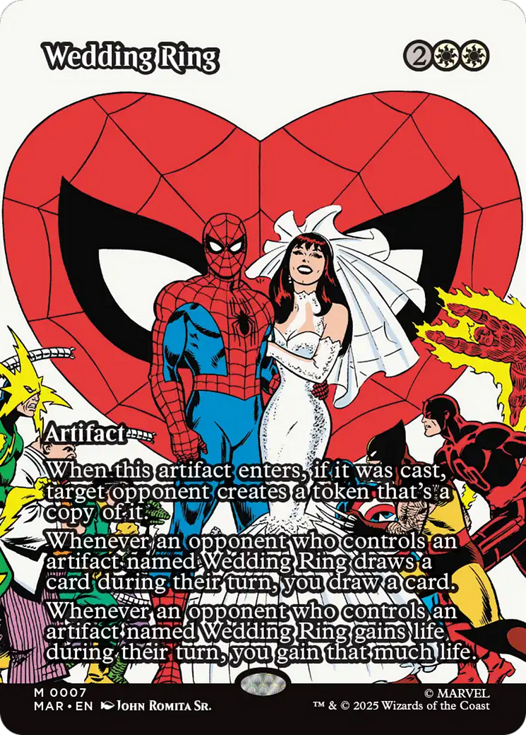 Wedding Ring (Borderless) [Marvel's Spider-Man: Eternal-Legal] | Good Games Adelaide SA