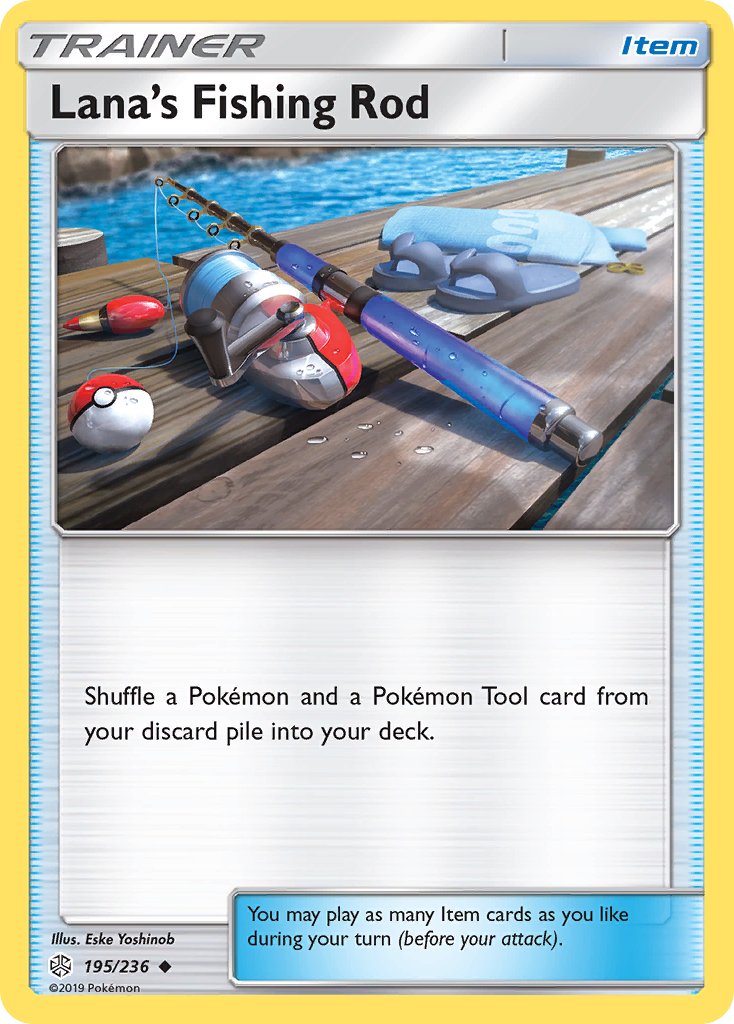 Lana's Fishing Rod (195/236) [Sun & Moon: Cosmic Eclipse] | Good Games Adelaide SA