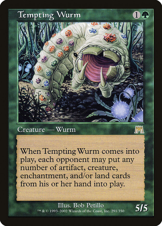 Tempting Wurm 291 (Onslaught)  - Foil | Good Games Adelaide SA