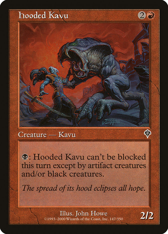 Hooded Kavu 147 (Invasion)  - Foil | Good Games Adelaide SA