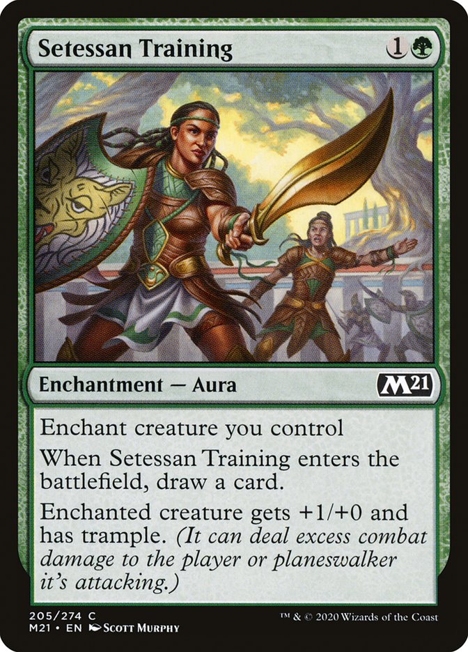 Setessan Training 205 (Core Set 2021)  - Foil | Good Games Adelaide SA