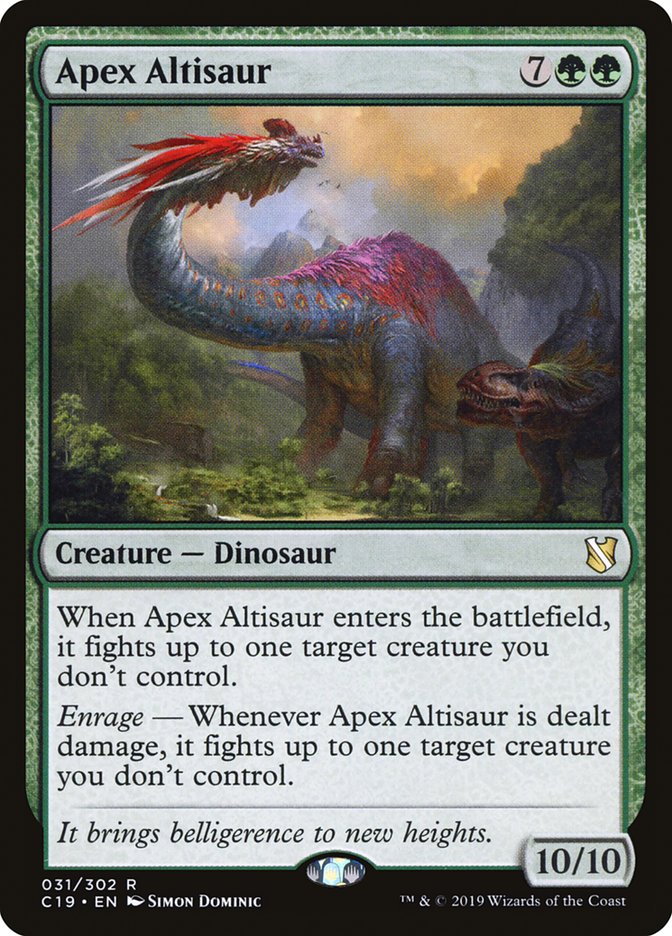 Apex Altisaur [Commander 2019] | Good Games Adelaide SA