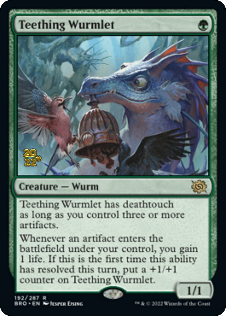 Teething Wurmlet [The Brothers' War: Prerelease Promos] | Good Games Adelaide SA