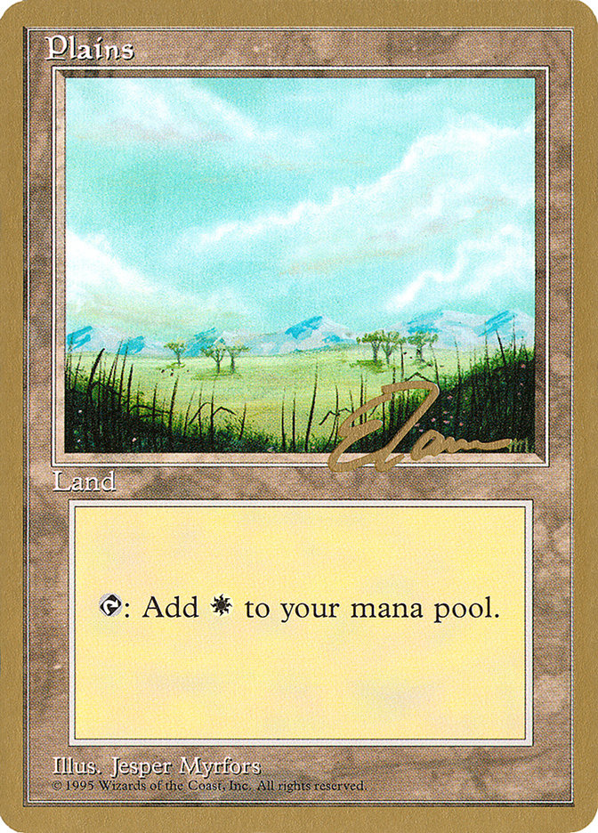 Plains (et365) (Eric Tam) [Pro Tour Collector Set] | Good Games Adelaide SA