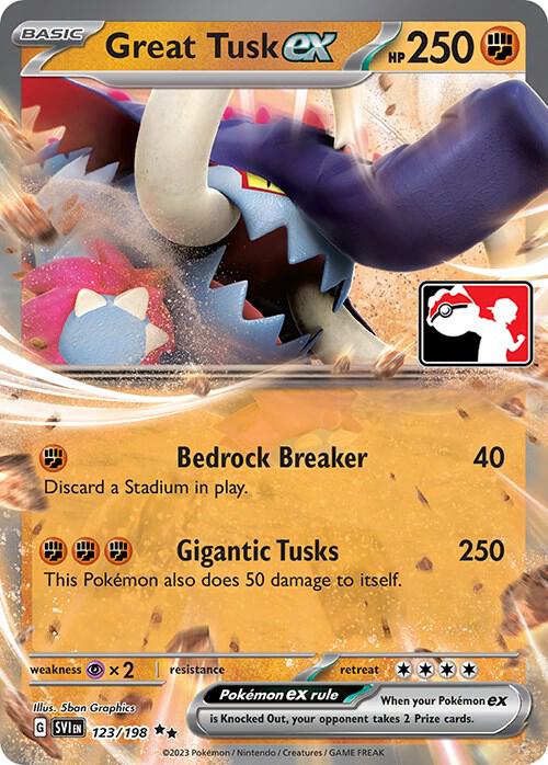 Great Tusk ex Series 3 123/198 (Prize Pack Series Cards)  - Holofoil | Good Games Adelaide SA