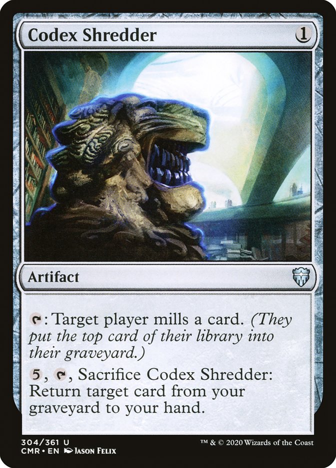 Codex Shredder [Commander Legends] | Good Games Adelaide SA