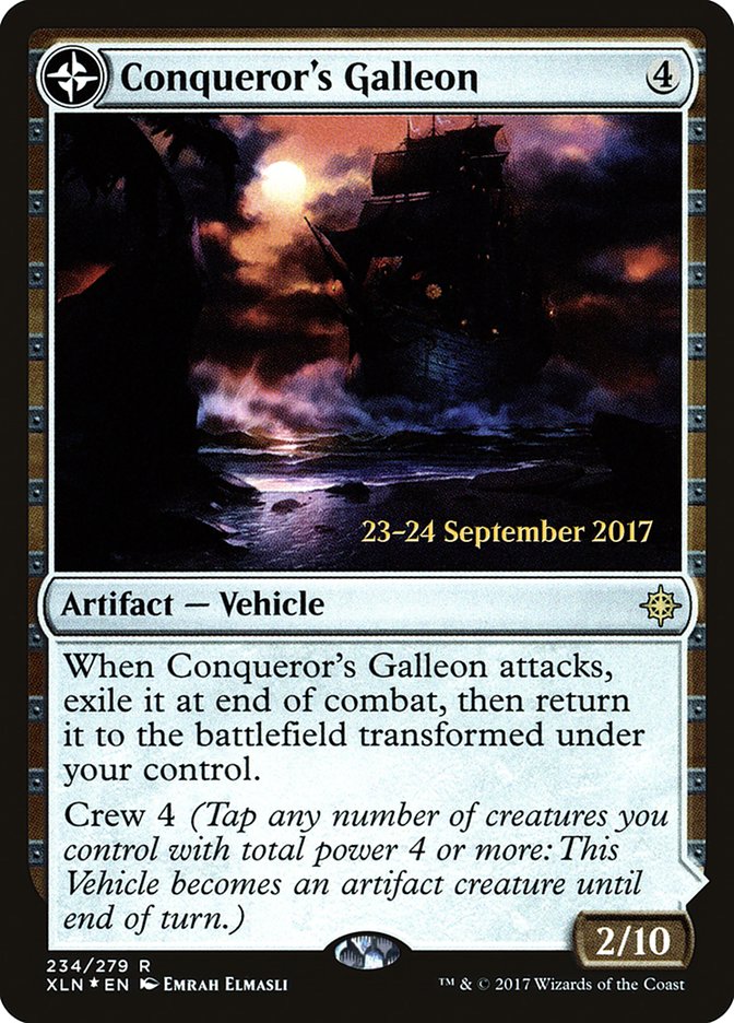 Conqueror's Galleon [Ixalan Promos] | Good Games Adelaide SA