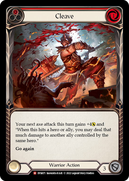 Cleave [DYN071] (Dynasty)  Rainbow Foil | Good Games Adelaide SA