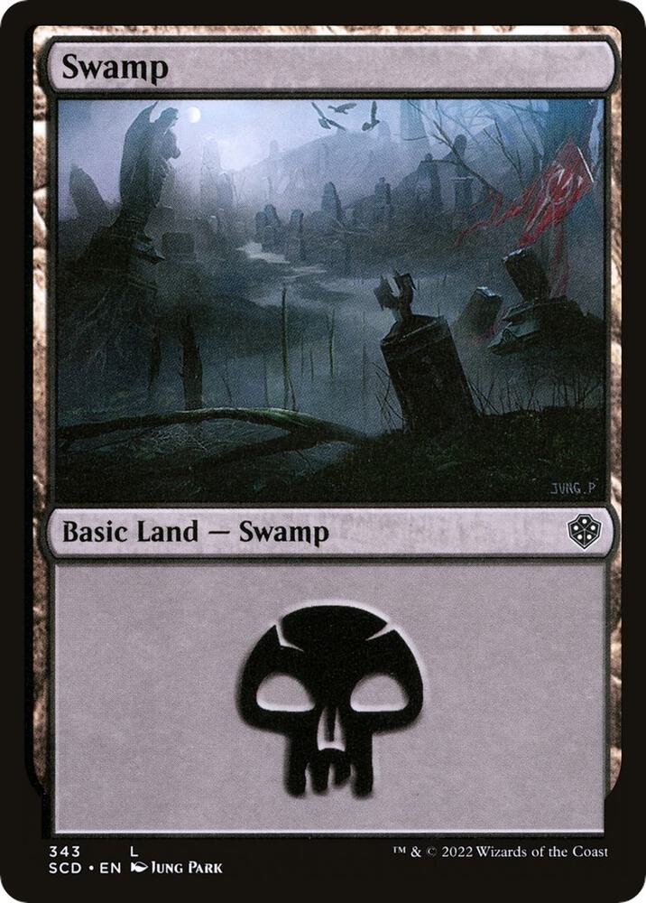 Swamp 343 343 (Starter Commander Decks)  | Good Games Adelaide SA