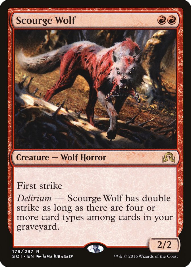 Scourge Wolf 179 (Shadows over Innistrad)  | Good Games Adelaide SA