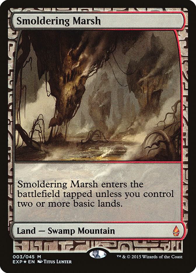 Smoldering Marsh 3 (Zendikar Expeditions)  - Foil | Good Games Adelaide SA