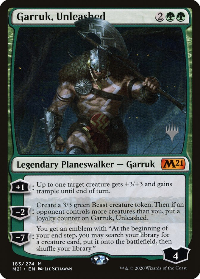 Garruk, Unleashed (Promo Pack) [Core Set 2021 Promos] | Good Games Adelaide SA