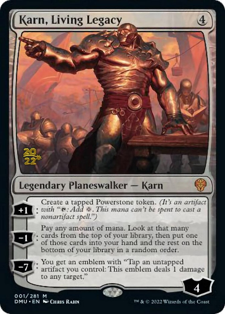 Karn, Living Legacy [Dominaria United Prerelease Promos] | Good Games Adelaide SA