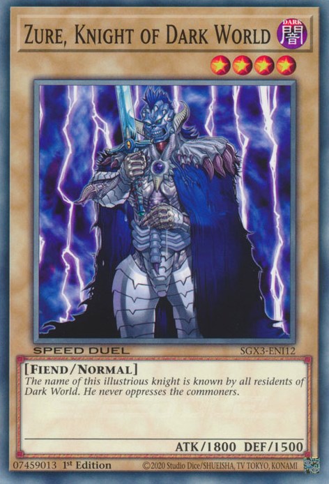 Zure, Knight of Dark World [SGX3-ENI12] Common | Good Games Adelaide SA