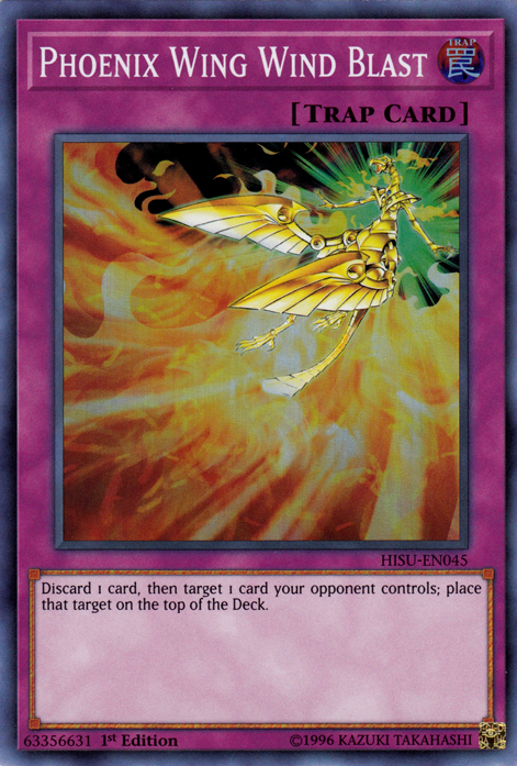 Phoenix Wing Wind Blast [HISU-EN045] Super Rare | Good Games Adelaide SA