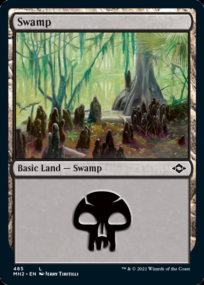 Swamp (485) (Etched Foil) [Modern Horizons 2] | Good Games Adelaide SA