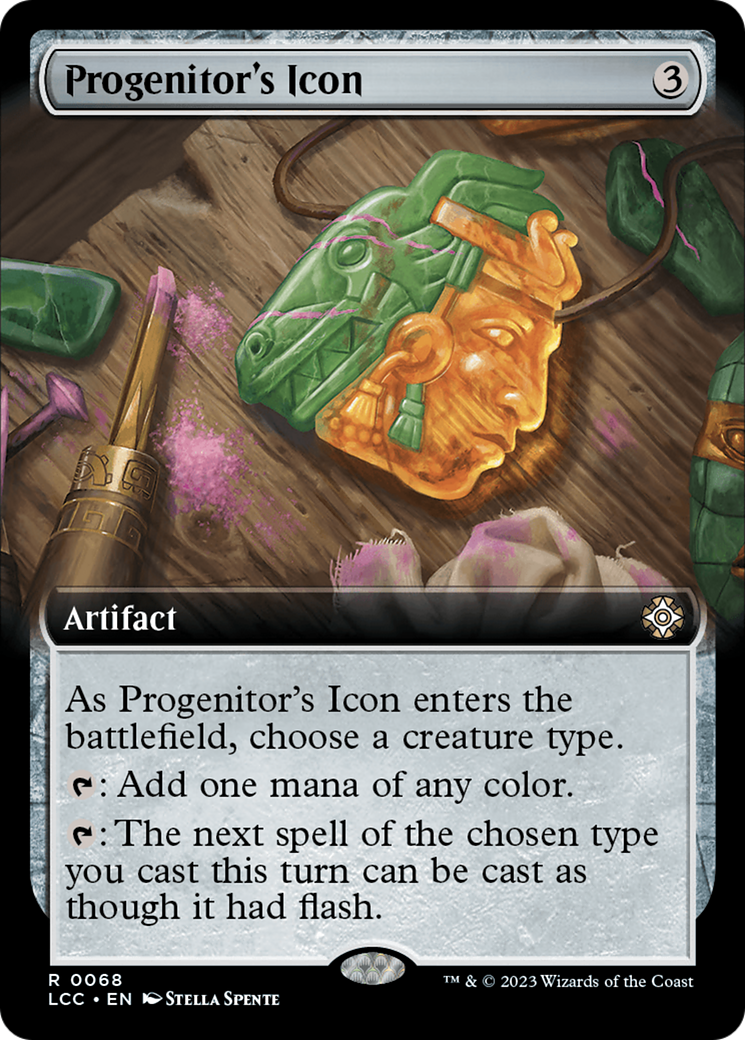 Progenitor's Icon (Extended Art) [The Lost Caverns of Ixalan Commander] | Good Games Adelaide SA