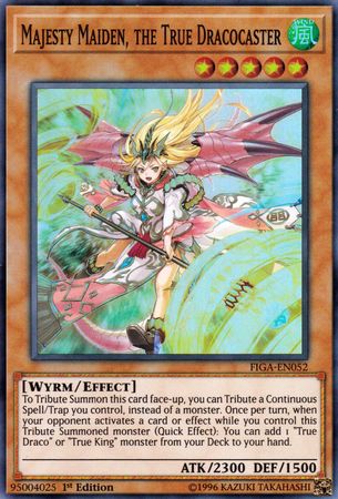 Majesty Maiden, the True Dracocaster [FIGA-EN052] Super Rare | Good Games Adelaide SA