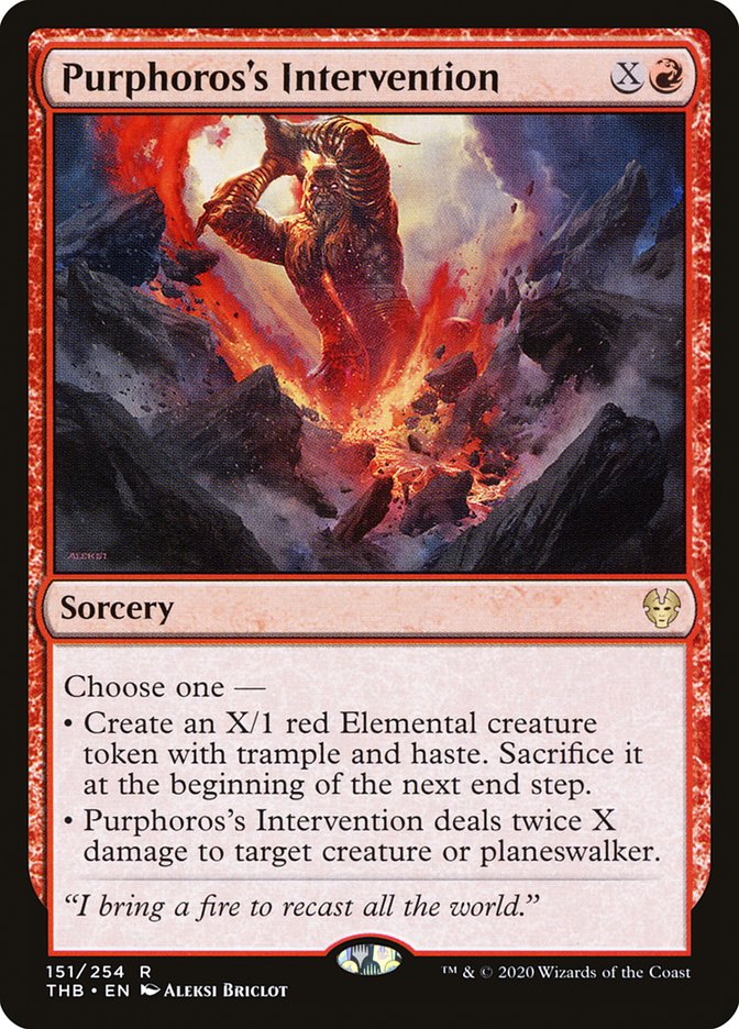 Purphoros's Intervention 151 (Theros Beyond Death)  | Good Games Adelaide SA