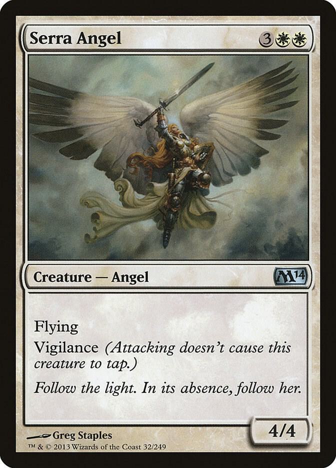 Serra Angel 32 (Magic 2014 (M14))  - Foil | Good Games Adelaide SA