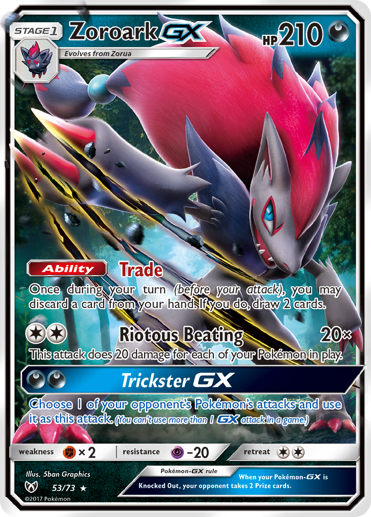 Zoroark GX (53/73) [Sun & Moon: Shining Legends] | Good Games Adelaide SA