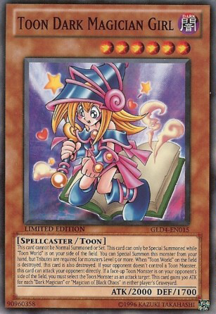 Toon Dark Magician Girl [GLD4-EN015] Common | Good Games Adelaide SA