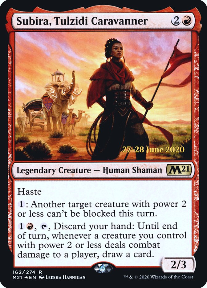 Subira, Tulzidi Caravanner  [Core Set 2021 Prerelease Promos] | Good Games Adelaide SA