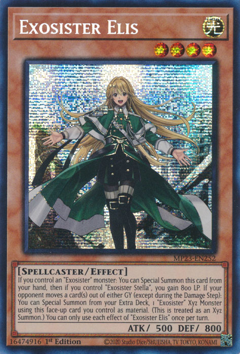 Exosister Elis [MP23-EN252] Prismatic Secret Rare | Good Games Adelaide SA