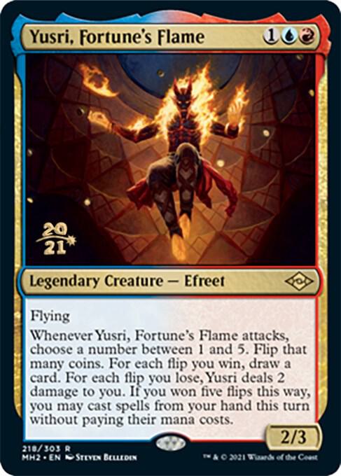 Yusri Fortunes Flame 218 (Prerelease Cards)  - Foil | Good Games Adelaide SA