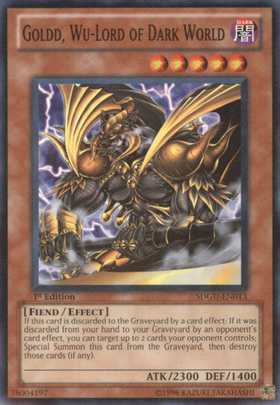 Goldd, Wu-Lord of Dark World [SDGU-EN013] Common | Good Games Adelaide SA