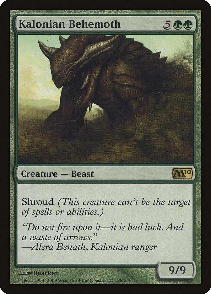 Kalonian Behemoth 188/249 (Magic 2010 (M10))  | Good Games Adelaide SA