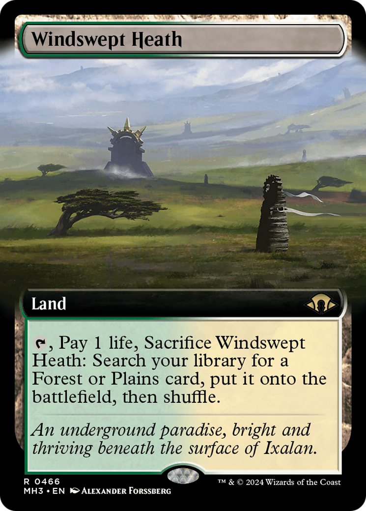 Windswept Heath (Extended Art) [Modern Horizons 3] | Good Games Adelaide SA
