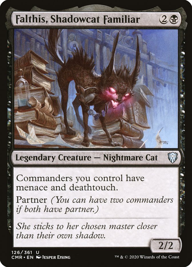 Falthis, Shadowcat Familiar [Commander Legends] | Good Games Adelaide SA