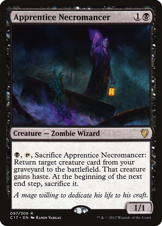 Apprentice Necromancer [Commander 2017] | Good Games Adelaide SA