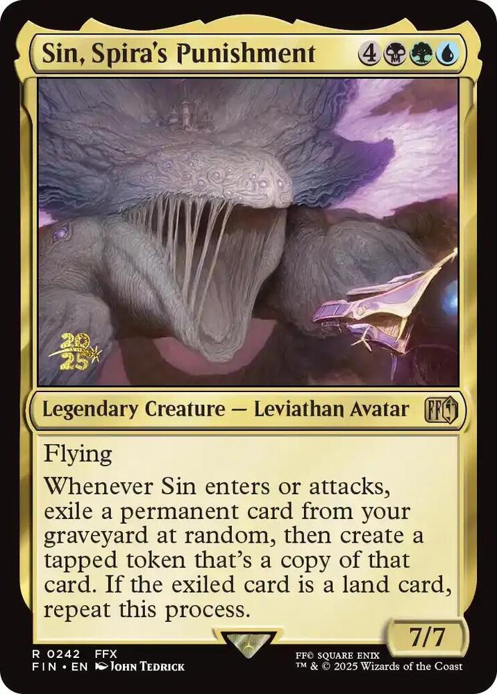 Sin Spiras Punishment 242 (Prerelease Cards)  - Foil | Good Games Adelaide SA