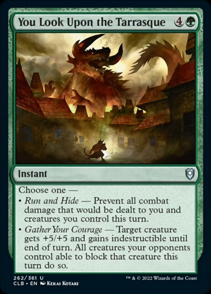 You Look Upon the Tarrasque [Commander Legends: Battle for Baldur's Gate] | Good Games Adelaide SA