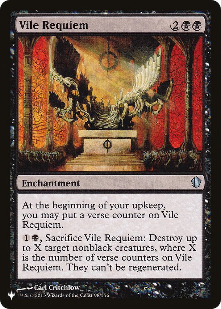 Vile Requiem C13 98/356 (The List Reprints)  | Good Games Adelaide SA