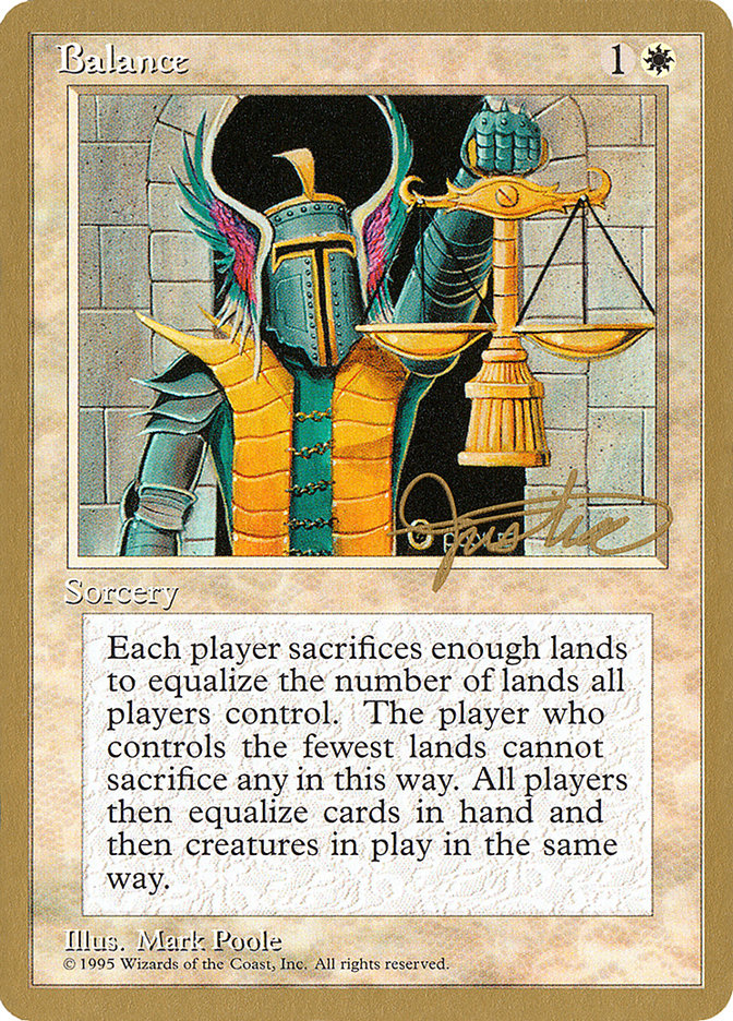 Balance (Mark Justice) [Pro Tour Collector Set] | Good Games Adelaide SA