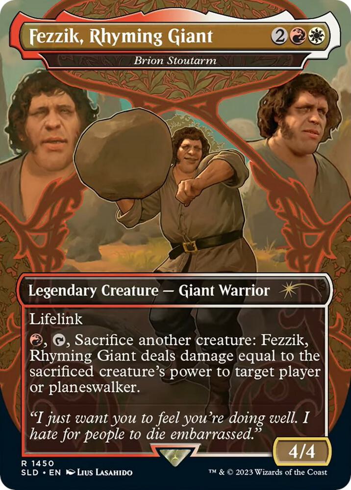 Fezzik Rhyming Giant Brion Stoutarm 1450 (Secret Lair Drop Series)  - Foil | Good Games Adelaide SA
