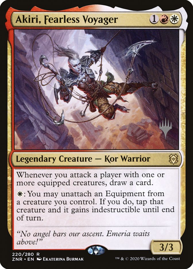 Akiri, Fearless Voyager (Promo Pack) [Zendikar Rising Promos] | Good Games Adelaide SA
