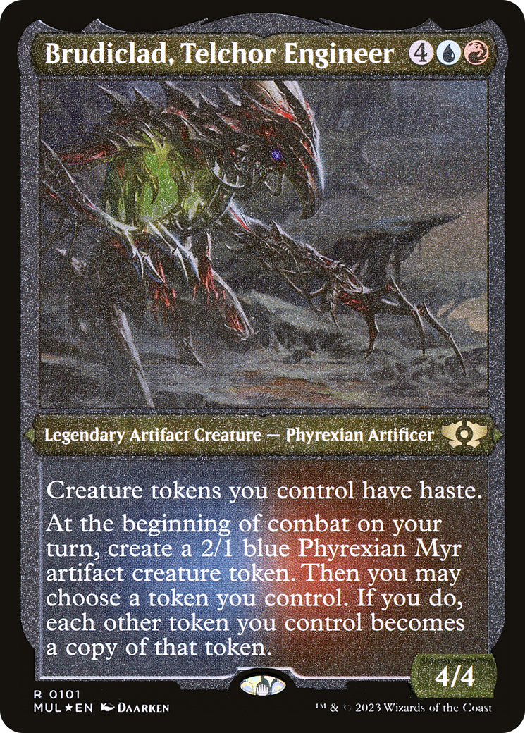 Brudiclad, Telchor Engineer (Foil Etched) [Multiverse Legends] | Good Games Adelaide SA