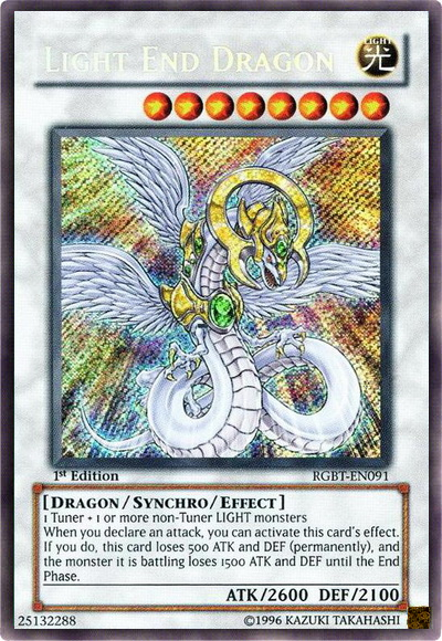 Light End Dragon [RGBT-EN091] Secret Rare | Good Games Adelaide SA